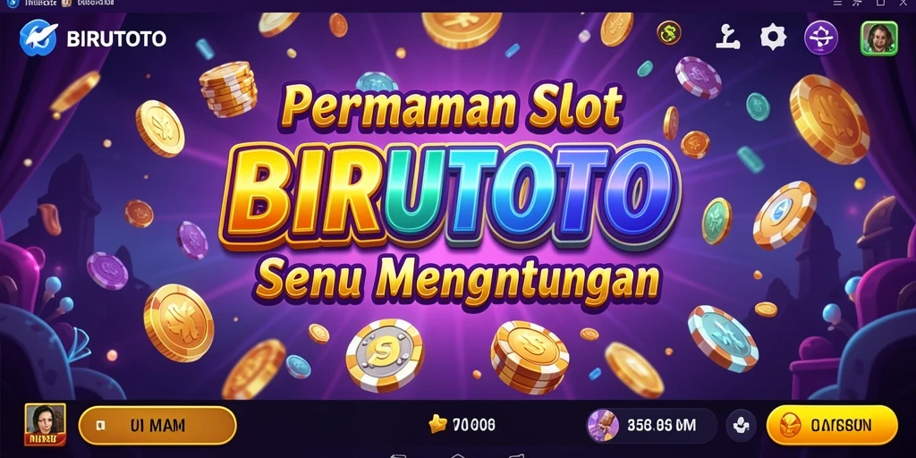 Tampilan menarik dari gameplay BIRUTOTO dengan fitur Slot yang menghibur.