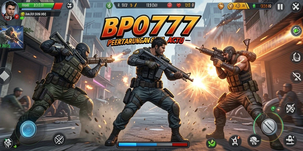 Tampilan seru dari pertarungan dalam BPO777 yang mendebarkan.