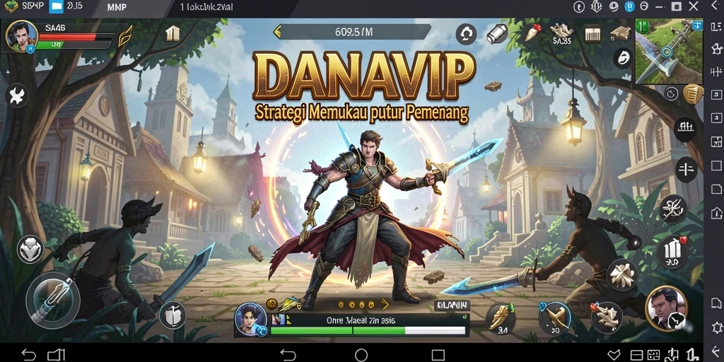 Tampilan gameplay yang mendebarkan dari DANAVIP.