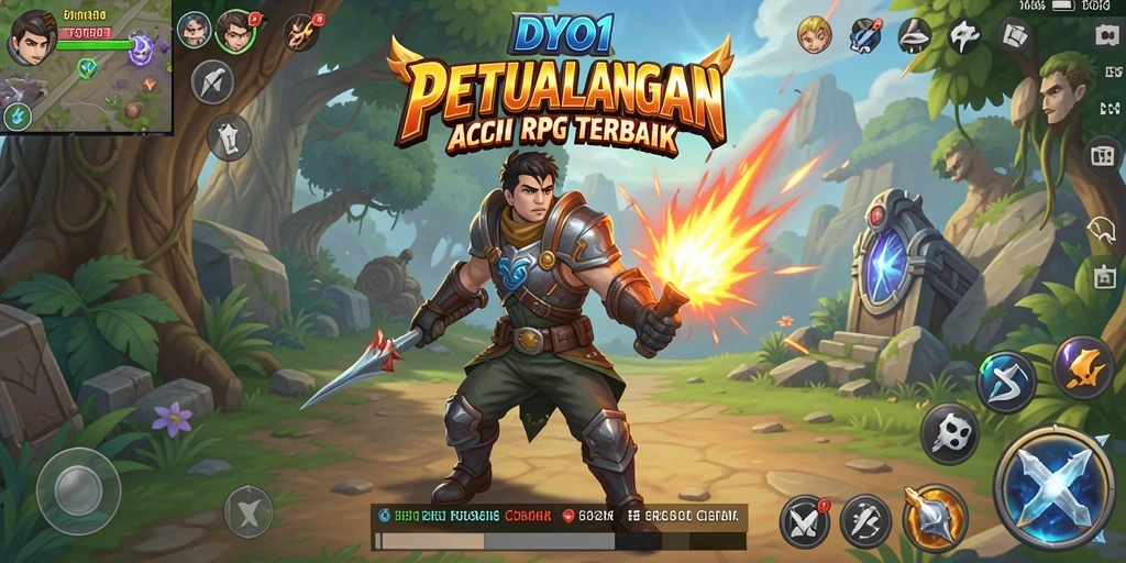 Tampilan menawan saat gameplay DYO1 ARPG.