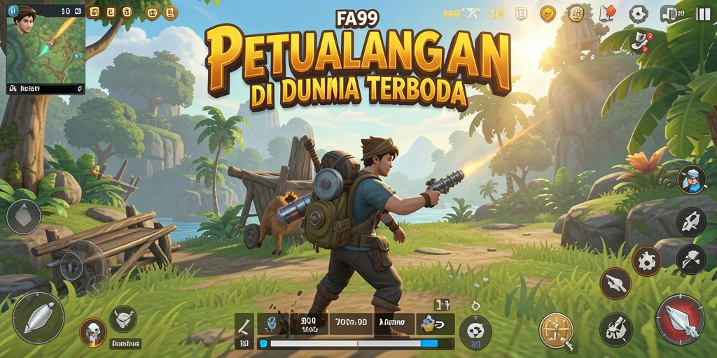 Gameplay seru di dunia terbuka FA99 dengan beragam petualangan.