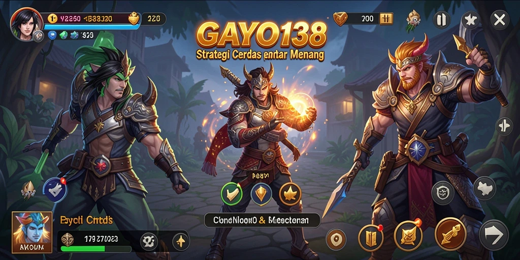 Tampilan menarik GAYO138 saat gameplay menunjukkan pertarungan strategis.