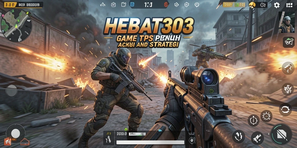 Tampilan gameplay TPS di HEBAT303 yang menarik dan mendebarkan.