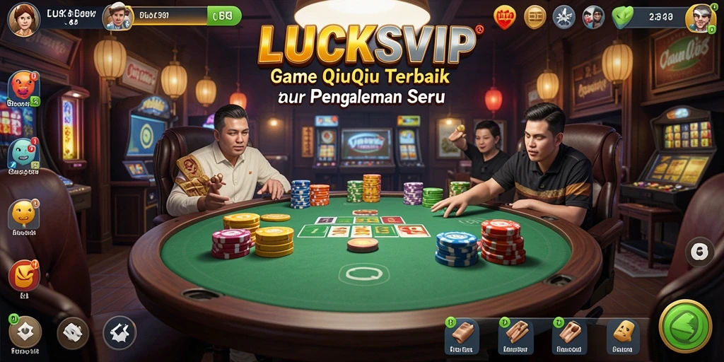 Screenshot gameplay QiuQiu dengan grafis yang menarik di LUCKSVIP.