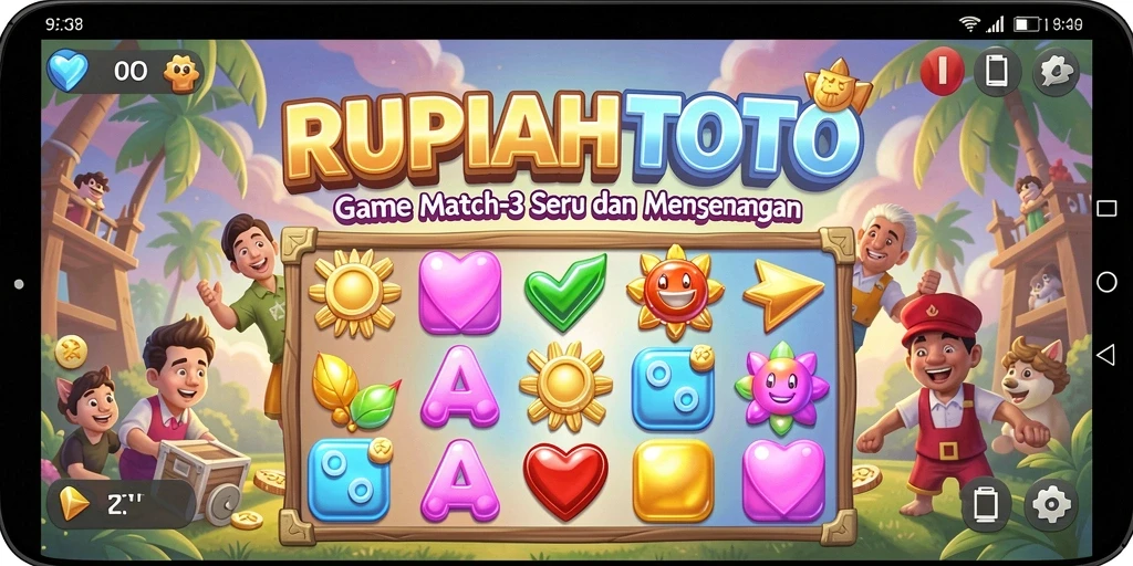 Gameplay seru RUPIAHTOTO yang penuh warna