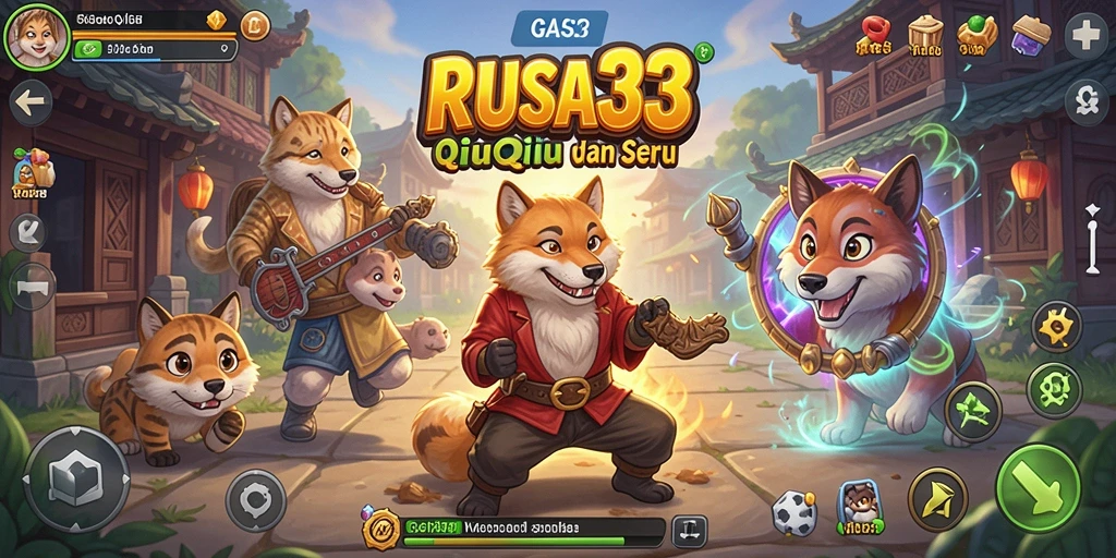 Tampilan gameplay seru RUSA33 dengan variasi kartu QiuQiu.