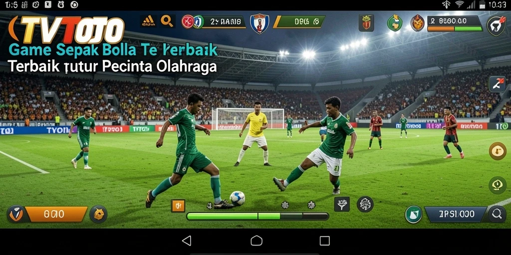 Tampilan gameplay seru dan penuh aksi di TVTOTO.