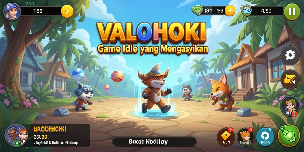 Tampilan gameplay <strong>VALOHOKI</strong> yang seru dan menghibur.
